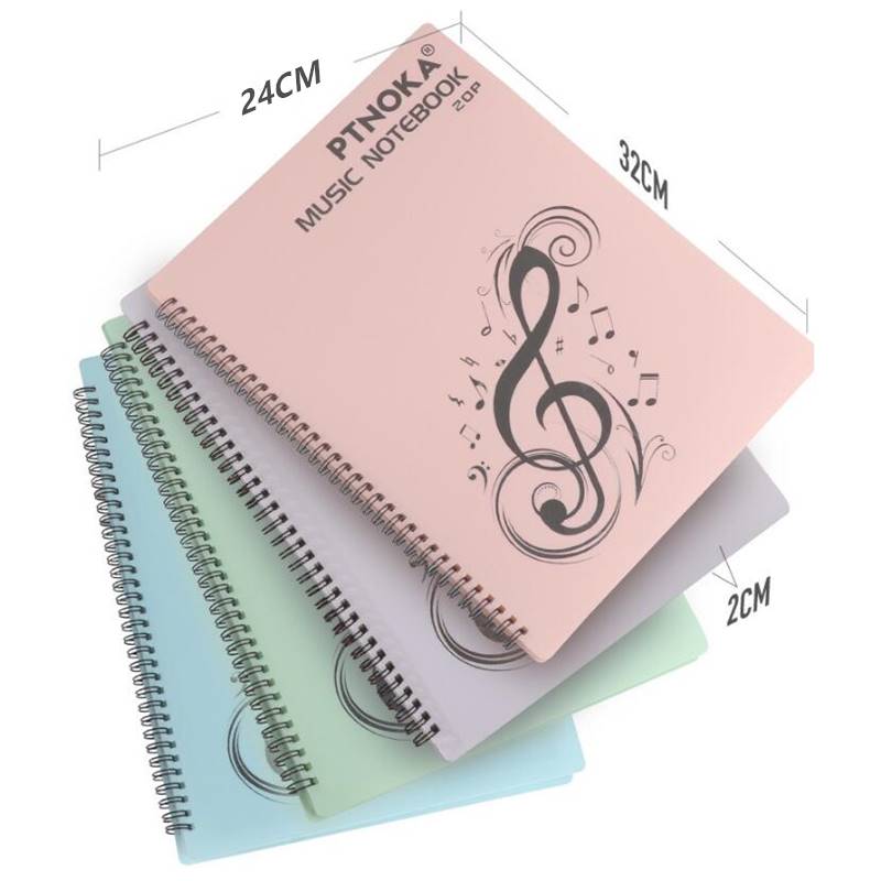 20 Pages Piano Score Folder A4 Size Music Score Paper Sheet