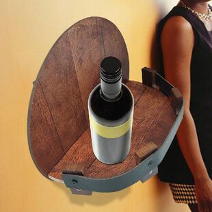 极速Bourbon Whiskey Vat Plank Duurzaam Wijnrek Muur Wijn Hou