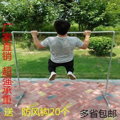 镀锌钢管水管晾衣架落地挂衣架室外阳台简易晒衣架晒被架晾衣服架
