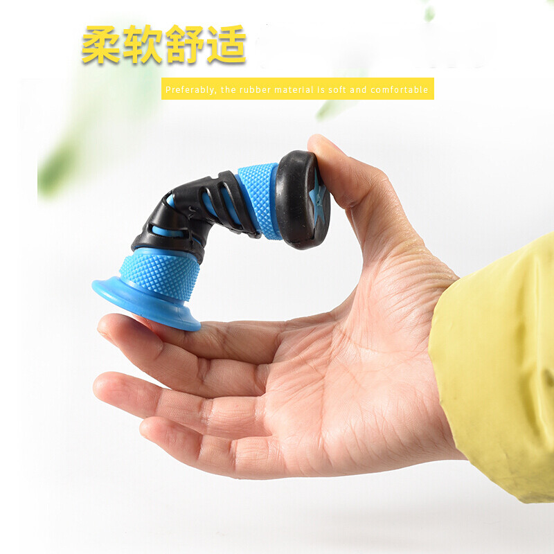 儿童自行车把套平衡车滑板车把套迪卡侬童车手把套防滑橡胶软把套图片