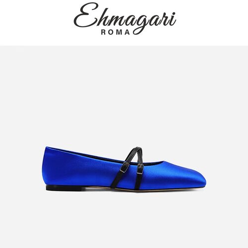 EHMAGARI意大利设计师款真丝单鞋