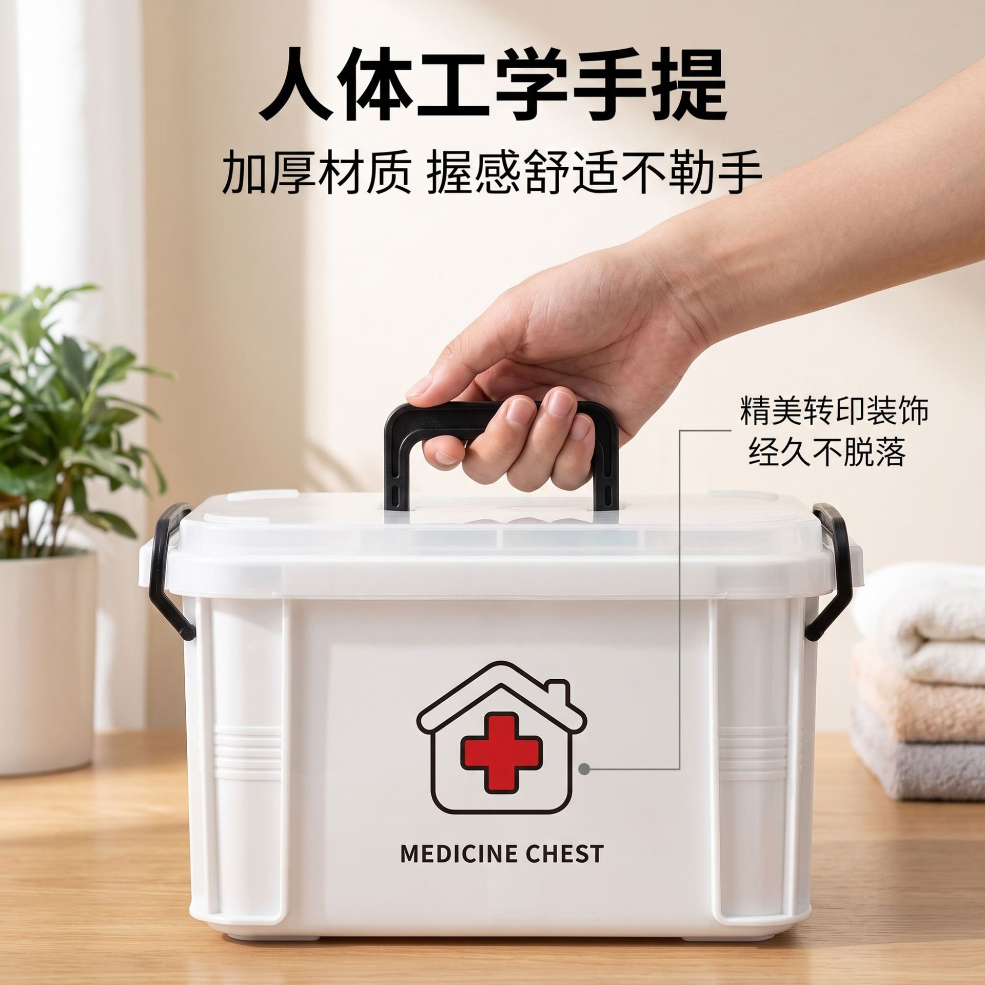 2026新款家用医药箱大容量家庭装大号医疗箱药品分装药物收纳盒