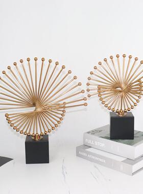 美式创意金属摆件玄关现代简约客厅酒柜电视柜北欧家居装饰品