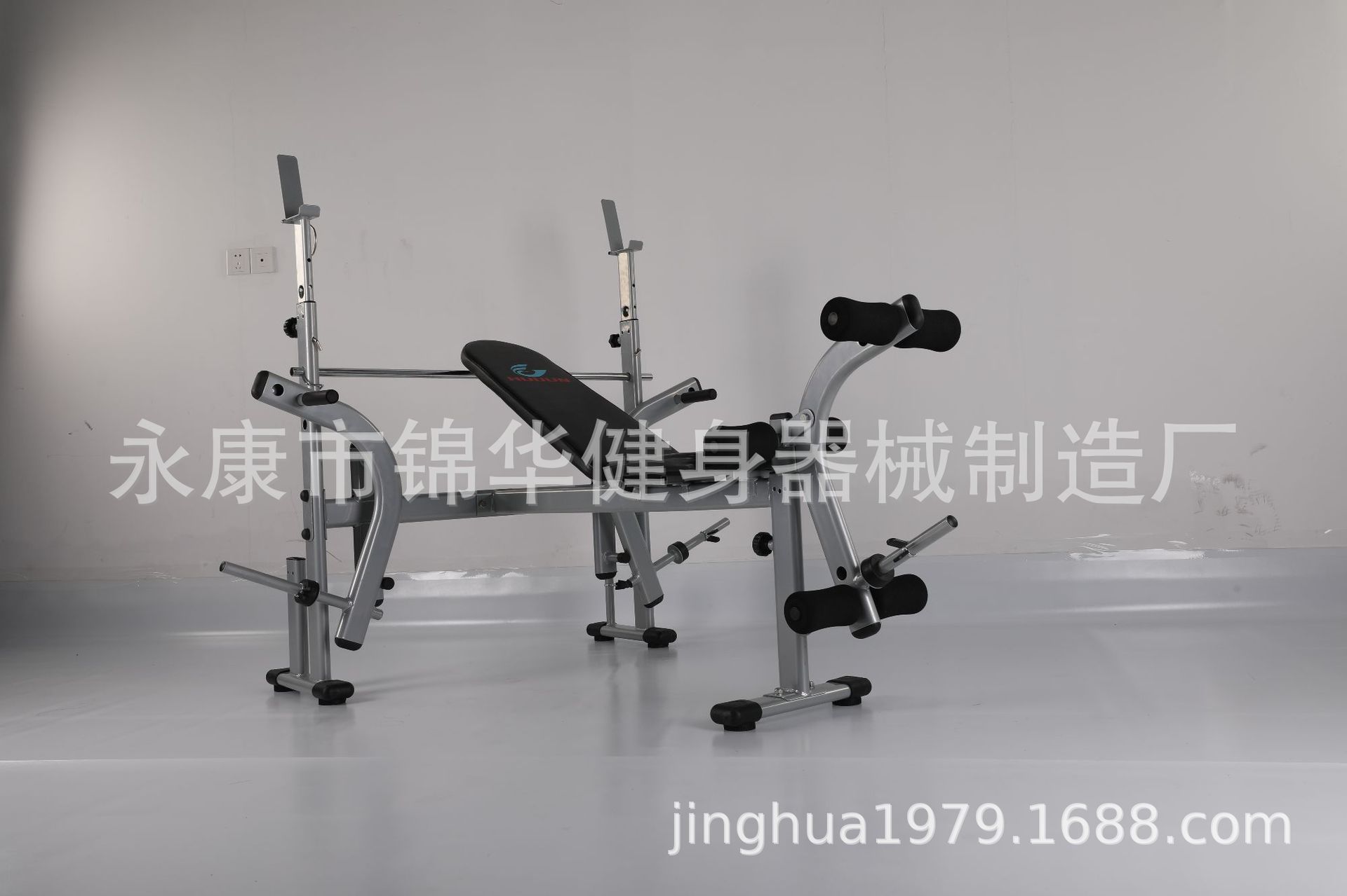 康锦华 厂家直销家用多功能举重床卧推架深蹲架杠铃架健身器材