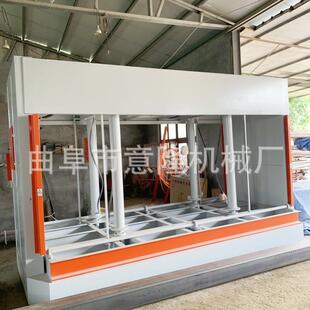 意隆生产加宽加长液压冷压机4米长铝蜂窝板整平定型液压冷压机