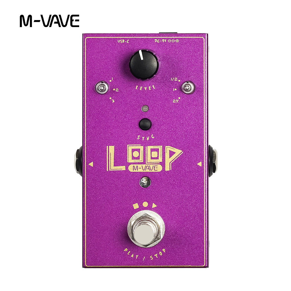 M-VAVE LOOP Ⅱ 乐句循环录音单块吉他效果器无限叠加
