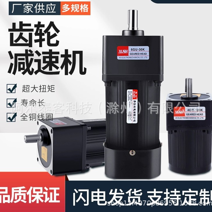 小型调速齿轮减速机交流220V