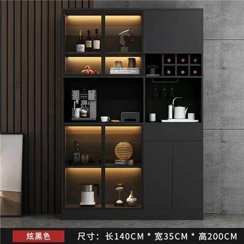 轻奢餐边柜一体靠墙高柜厨房储物柜碗柜家用客厅茶水柜置物柜酒柜