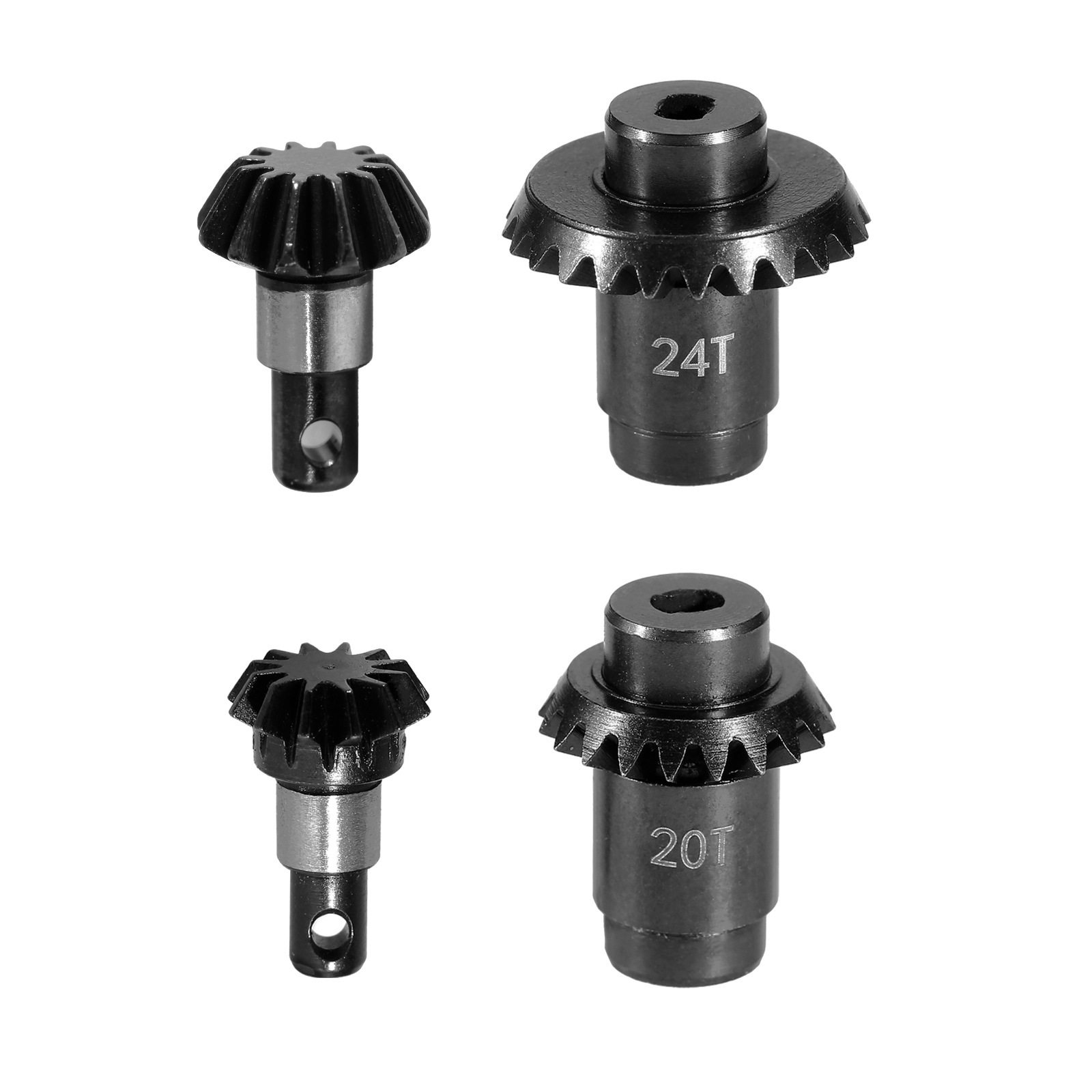 1/24RC履带FMSFCX24FCX18升级钢齿轮12/24T12T/20T桥齿轮套件