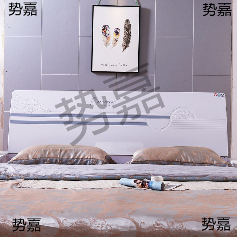 简约现代轻奢烤漆落地床头板