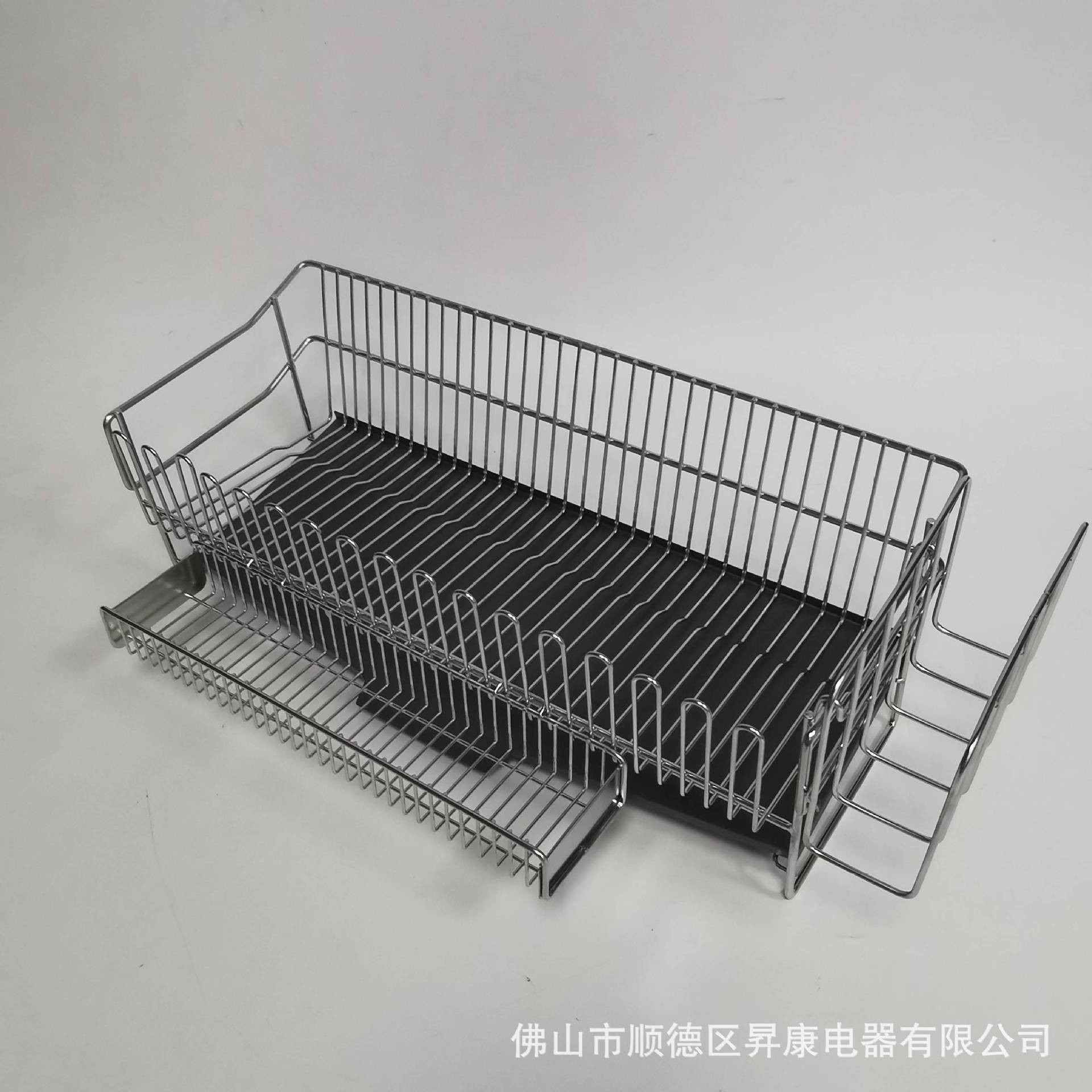 定制日韩风厨房沥水碗架带砧板架碗筷收纳不锈钢单层碗碟沥水架子