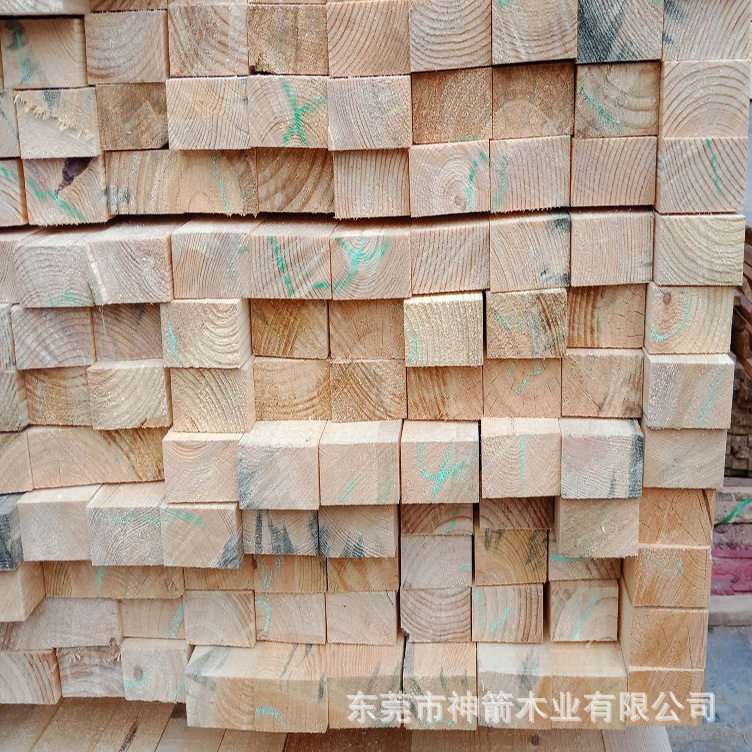 10*10方木 尺寸标准误差小 质地坚硬耐磨耐用 工地支模、承重好