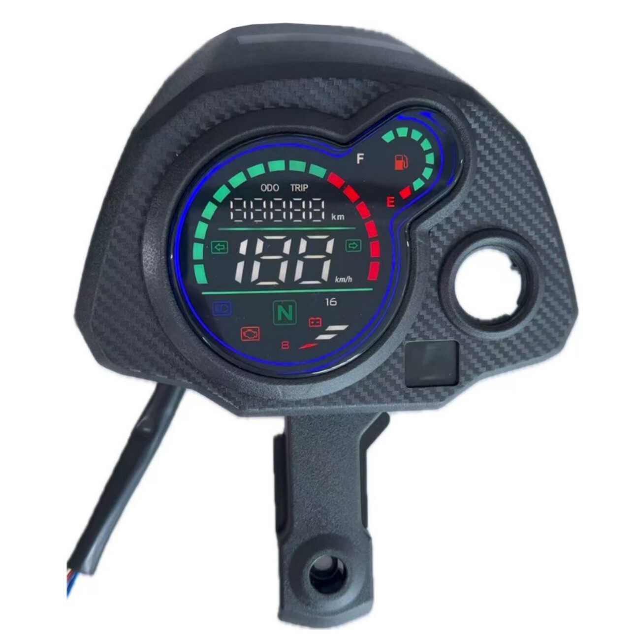 2026跨境热销navi110摩托车液晶仪表盘配件LED车速表油量表