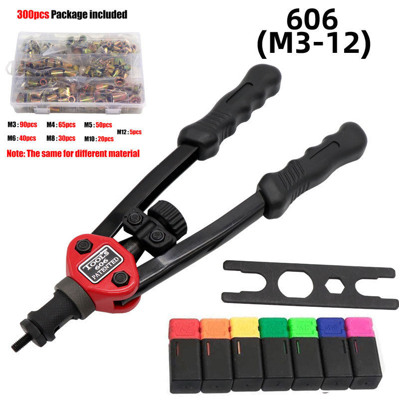 厂家直销拉帽枪BT606双把手动拉铆螺母工具拉母拉铆枪M3-M8铆钉枪