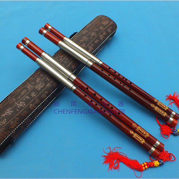 双管巴乌红木双调巴乌Bb F G C调乌木云南巴乌葫芦丝中国结竹笛