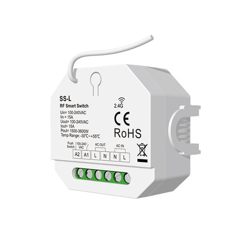 SS-L 1500-3600W RF智能AC开关 ?复位开关/继电器输出/过零检测