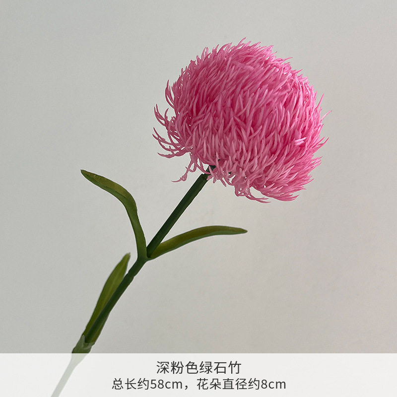 绿植软胶布置室内商务软装插花手绿花艺石竹家居假花仿真婚庆摆放