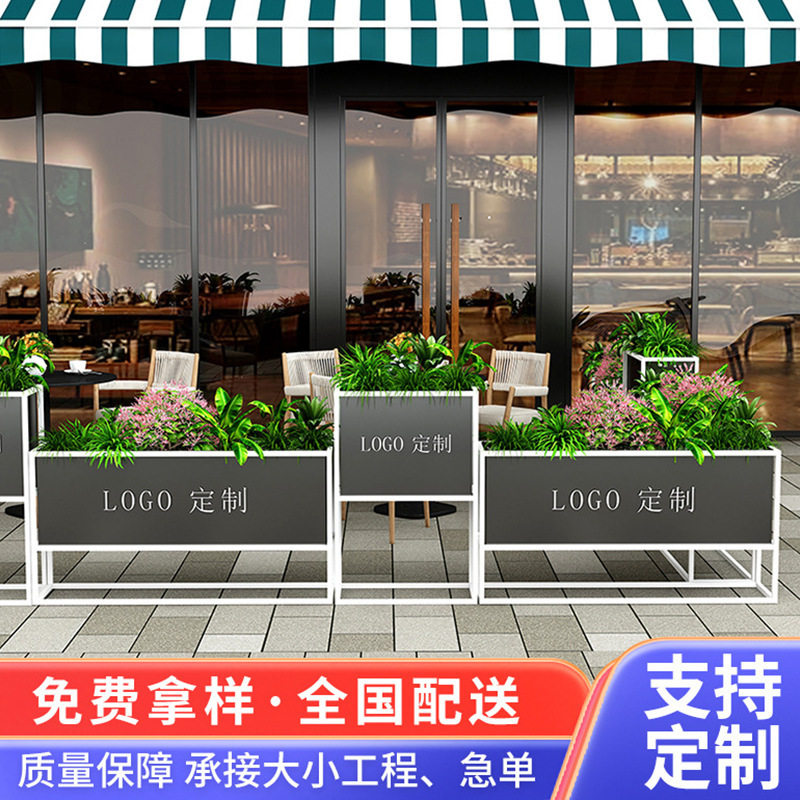 户外不锈钢花箱围栏长方形