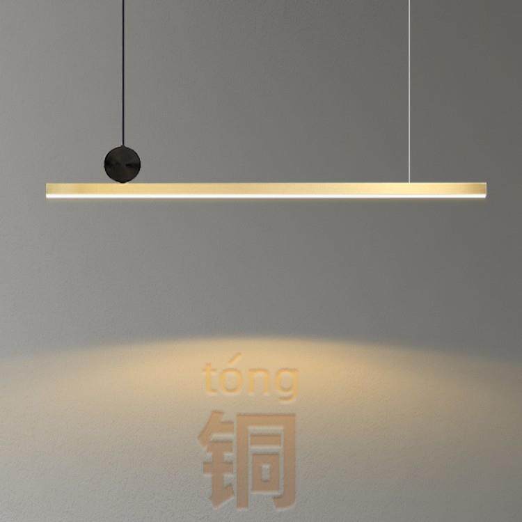 北欧餐厅全铜吊灯创意个性饭厅吊灯轻奢灯具现代简约大气餐桌灯