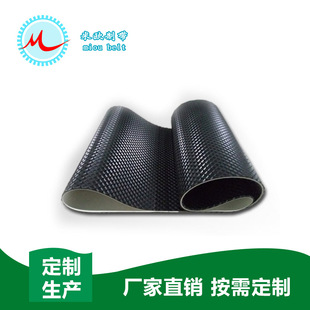 〖米欧〗9.0mm菱形格砂光机带 防滑 耐磨 木工输送带 花纹传送带