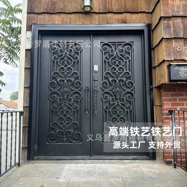 铁艺别墅庭院门防盗防锈加厚定制