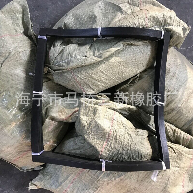 耐腐蚀氟胶胶垫 耐溶剂矩形氟胶密封圈 方形氟橡胶垫  方形氟胶垫