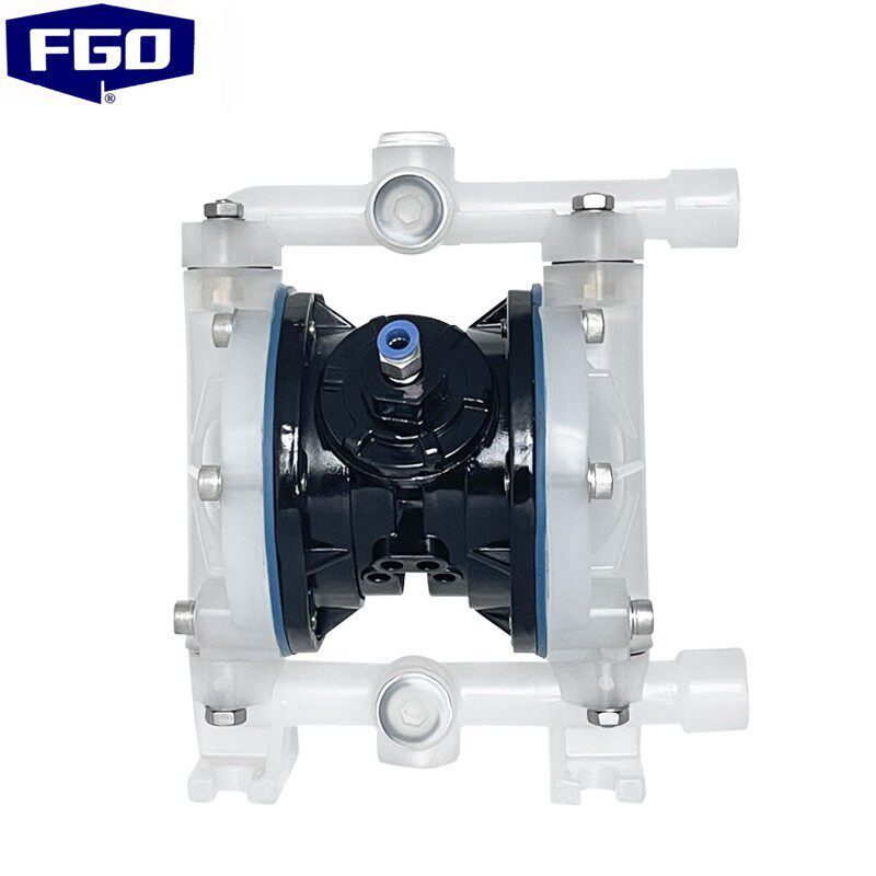 FGO气动隔膜泵不耐腐蚀工程塑料+橡胶膜片DN151/2寸1m3
