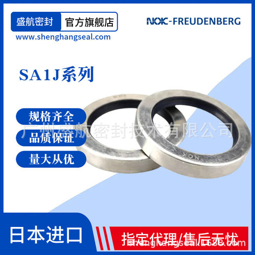 进口油封SA1J190*225*16四氟单唇双唇不锈钢PTFE聚四氟乙烯耐高温