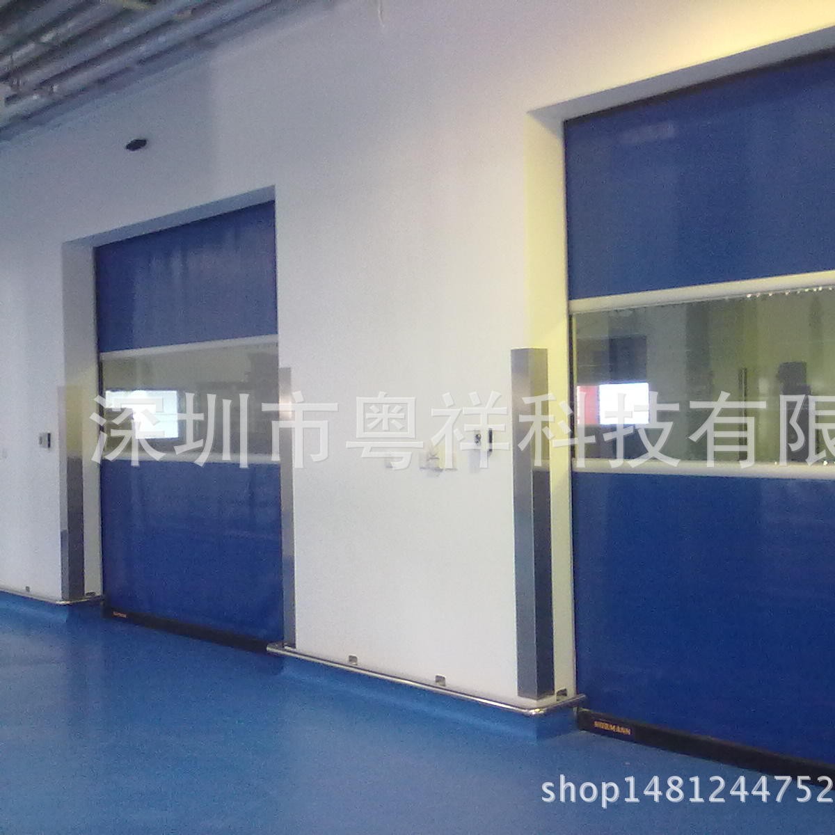 深圳PVC快速卷帘门厂维修更换PVC快速提升门 工业PVC快速卷帘门