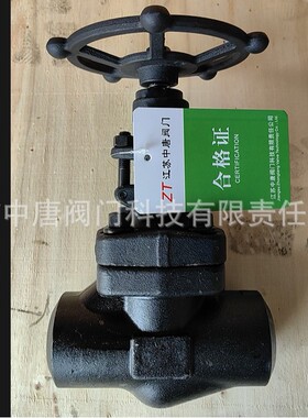 J61N-40C中压焊接截止阀 A105N材质 锻钢阀体  SW、BW常温截止阀