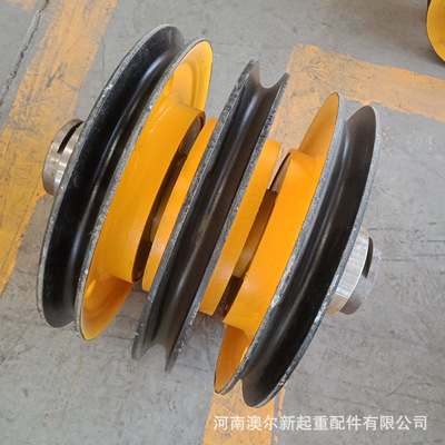 批发销售 起重机滑轮组 槽底610mm  32T轧制滑轮组