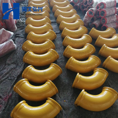 泵车臂架双层耐磨弯头 DN125R275*90°双层弯头 背弧加厚铸钢弯头