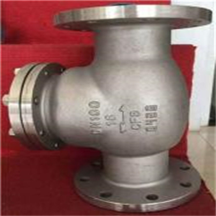 旋启式止回阀H44W-16P DN65 卧式硬密封法兰止回阀 单向阀门