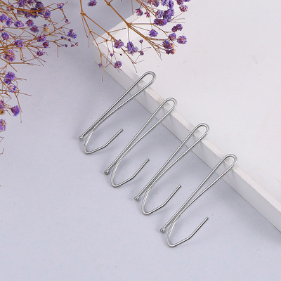 雄昌102单钩 五金窗帘叉钩配件辅料  金属单爪窗帘钩厂家批发