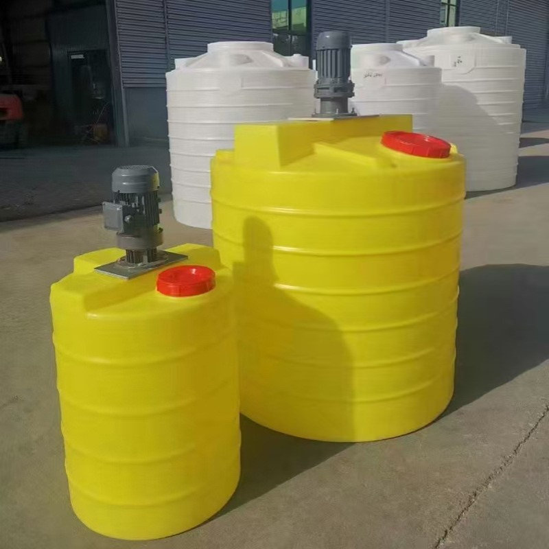 外加剂复配设备1吨搅拌桶罐污水处理PAC药剂罐洗洁精计量加药箱