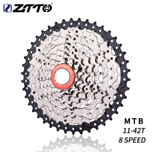 ZTTO 8 速 42T 卡式飞轮 公路车链轮山地自行车后齿轮改装配件