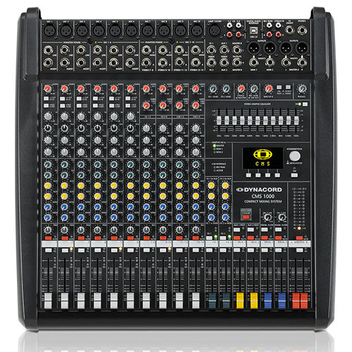 大地CMS600-3调音台99种双混响效果器混音器