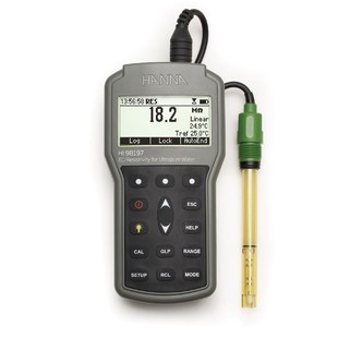 HANNA HI98197 超纯水微电脑EC-TDS-电阻率-NaCI-°C测定仪