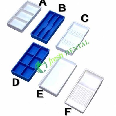 好货50PCS dental instruments trays Kit six kinds of shapes c