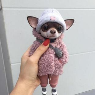 Animal Mogwai Handmade Doll Simulation Standing Puppy Plush