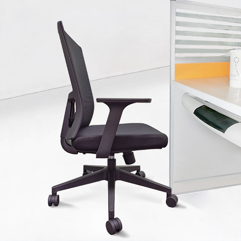 深圳职员电脑椅网布升降转班椅培训办公家用员工经理头枕靠背躺椅