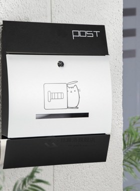 Letter box villa letter box outdoor rain-proof wall mailbox