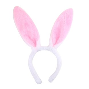 Cute Easter Adult Plush Bunny Ears Hairbands Soft Rabbite Ea