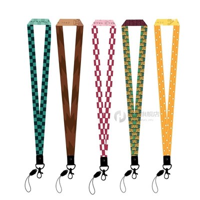 Fashion Demon Slayer Kimetsu no Yaiba Lanyards Cool Neck St