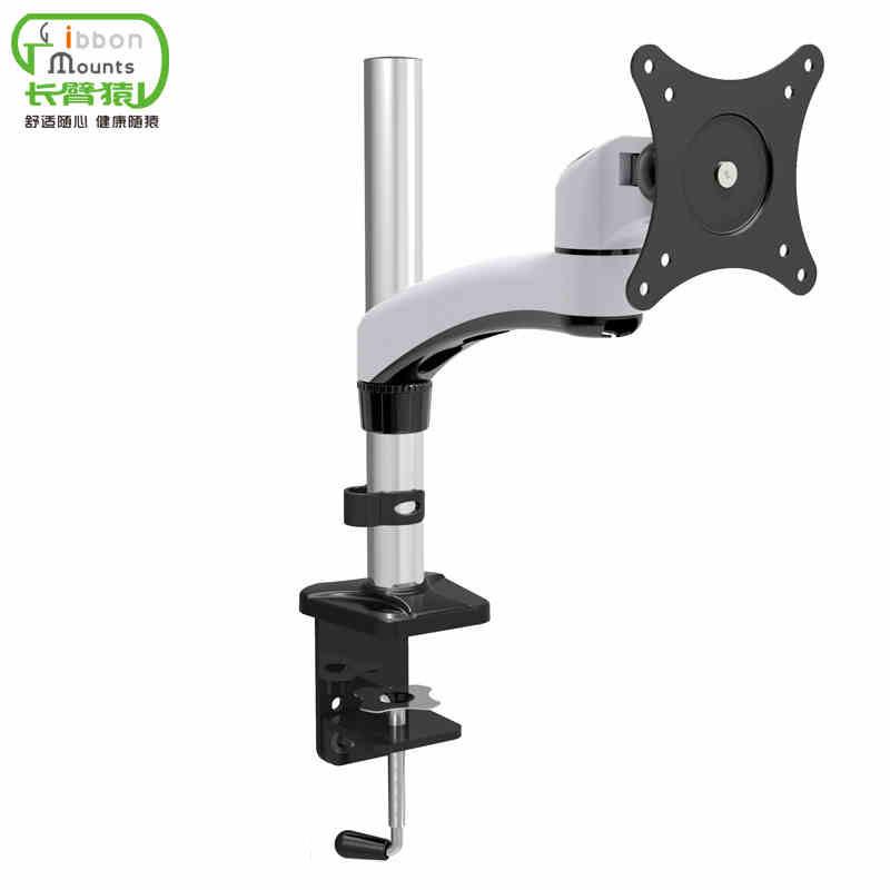 液晶显示器支架桌面拉伸旋转升高支架FE111C工业配套安装
