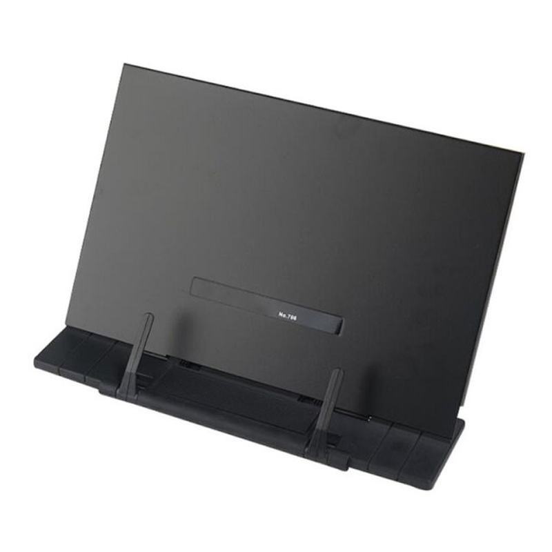 Book Stand Frame Desk Reading Holder with 7 Tilt Adjustable