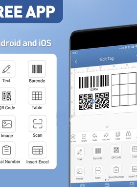 White/Pink/Blue Niimbot Labeler add 5Rolls Cable D11 Price e