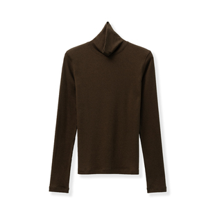 花花推荐 353 轻奢时尚 2322 8893 女士休闲高领T恤打底衫