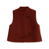 6599 344 花花推荐 轻奢原创女士国风盘扣马夹4142