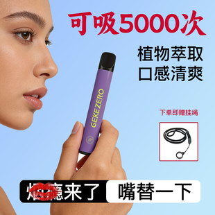 极客草本GEKE ZERO戒替烟棒草本果味吸棒缓解烟瘾替烟神器成人用